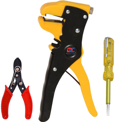 Digital Craft Automatic Wire Stripper,Line Tester,Wire Stripper Hand Tool Kit(3 Tools)