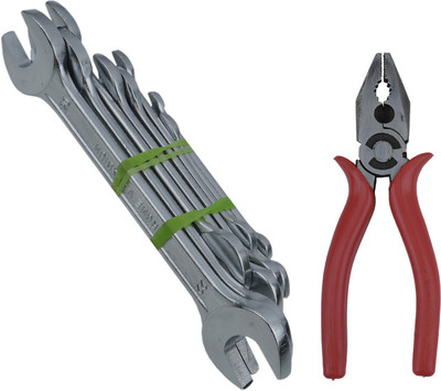 ALYRATOOLS Combination Spanner Set with Heavy-Duty Pliers Hand Tool Kit(2 Tools)
