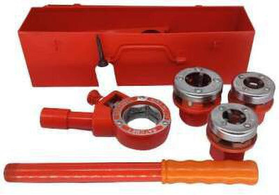 B K Jagan and Co HIRA Ratchet Die Set with Chasers BSP ½″‑¾″‑1″ Hand Tool Kit(1 Tools)