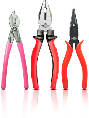 Snoktool SnokTool Set of 3 Pliers Combination plier Hand Tool Kit(3 Tools)