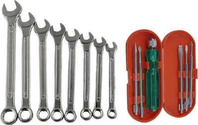 ALYRATOOLS 2-in-1 Spanner & Precision Screwdriver Combo Set Hand Tool Kit(2 Tools)