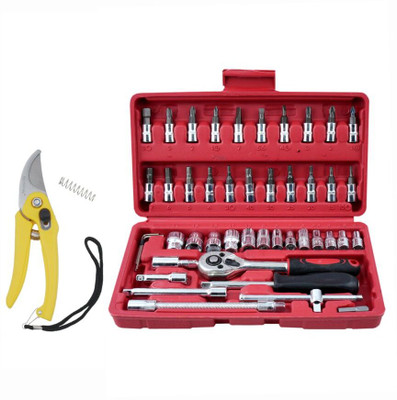 ALYRATOOLS 2-Piece Screwdriver Tool Kit with Garden Pruning Cutter Hand Tool Kit(2 Tools)