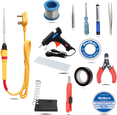 Walkers WKCB89M1 Electronic 14in1 Soldering and Desoldering Machine Combo Kit Set 25W Power & Hand Tool Kit(14 Tools)