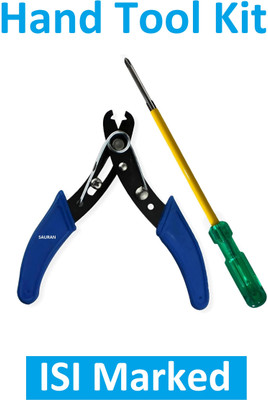 Sauran Pack of 2 ISI Marked Combination Hand Tool Set (KIT41) Hand Tool Kit(2 Tools)