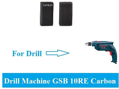 Sauran 2 Set (4pcs) Carbon For Drill Machine GSB 10RE Power & Hand Tool Kit(2 Tools)