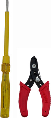 ALYRATOOLS 2-Piece Toolkit Tester Screwdriver And Wire Stripper Cutter Hand Tool Kit(2 Tools)