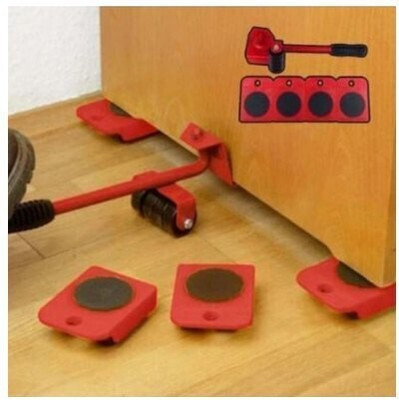 Flaxton Furniture Lifting Tool Set Hand Tool Kit(5 Tools)