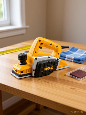 INGCO PL5508 Electric planer 550W with 1 Pcs socket wrench PL5508 Electric planer 550W with 1 Pcs socket wrench and 1 Pcs parallel guide Corded Planer(82 mm)