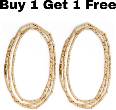 riyo Original Tulsi Mala for Neck | 108 Beads Tulsi Wooden mala Wood Chain