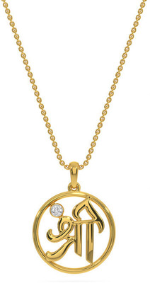 KISNA KISNA 18K Yellow Gold and Diamond Shree Rakhi Bracelet|Pendant Yellow Gold 18kt Bracelet