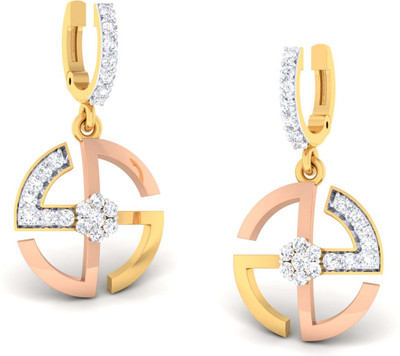 avsar Yellow Gold 18kt Diamond Stud Earring