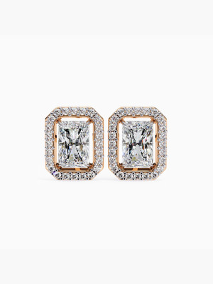 VALANOVA VSE0020D150 ROSE Rose Gold 9kt Lab Grown Diamond Stud Earring
