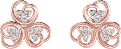 avsar Rose Gold 18kt Diamond Stud Earring