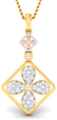 avsar AVP964YB 14kt Cubic Zirconia Yellow Gold Pendant