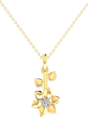 avsar Avsar BIS Hallmark AVP1111YB 14kt Cubic Zirconia Yellow Gold Pendant