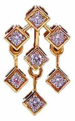 Bliss diamonds Diamond dangler 18kt Diamond Yellow Gold Pendant