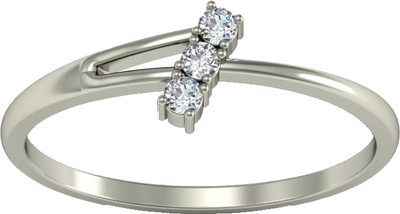 avsar AVR503WBR 14kt Cubic Zirconia White Gold ring