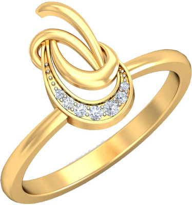 avsar AVR683YB 14kt Cubic Zirconia Yellow Gold ring
