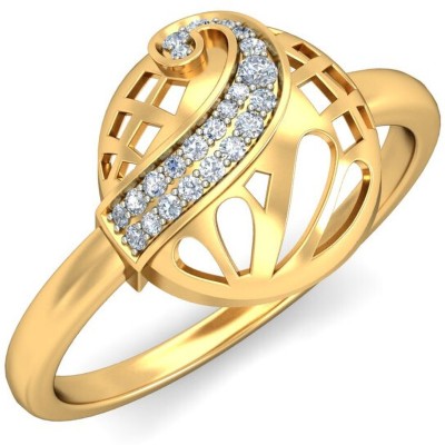 avsar AVR691YA 18kt Diamond Yellow Gold ring