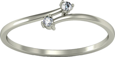 avsar AVR502WBR 14kt Cubic Zirconia White Gold ring