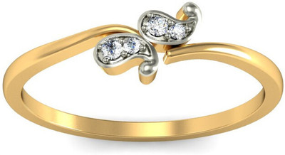 avsar AVR497YB 14kt Cubic Zirconia Yellow Gold ring