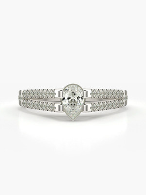 VALANOVA VGR0454S_CWL White 9kt Lab Grown Diamond White Gold ring
