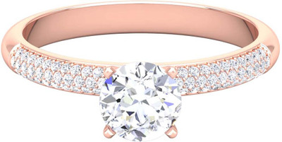 avsar R-3643 14kt Cubic Zirconia Rose Gold ring