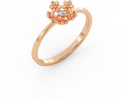 avsar AVR1101PB 14kt Cubic Zirconia Rose Gold ring