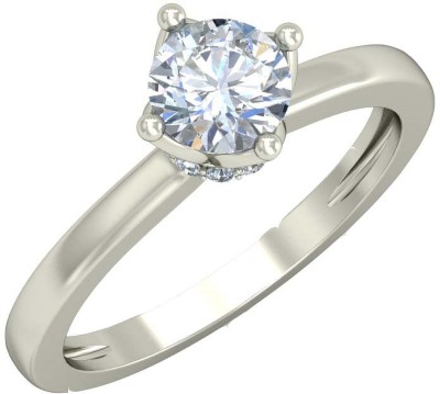 avsar AVR846WB 14kt Cubic Zirconia White Gold ring