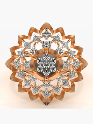 VALANOVA VGR0023_CRL Rose 9kt Lab Grown Diamond Rose Gold ring