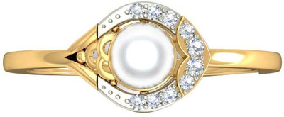 avsar AVR699YB 14kt Cubic Zirconia Yellow Gold ring