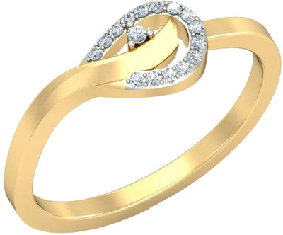 avsar AVR698YB 14kt Cubic Zirconia Yellow Gold ring