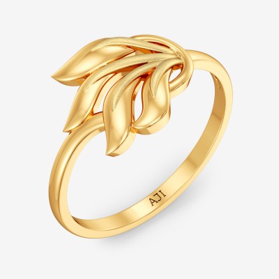 Joyalukkas Stylish Leaf Design Kid’s Gold Ring 22kt Yellow Gold ring