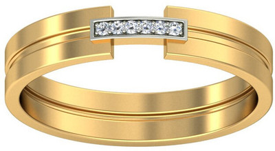 avsar AVR536YB 14kt Cubic Zirconia Yellow Gold ring