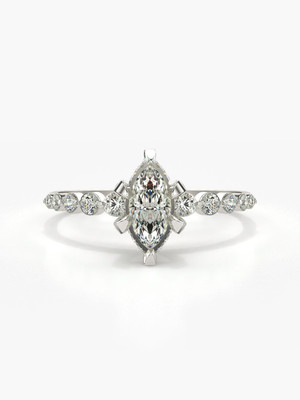 VALANOVA VGR0457M_CWL White 9kt Lab Grown Diamond White Gold ring