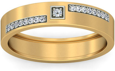 avsar AVR535YB 14kt Cubic Zirconia Yellow Gold ring