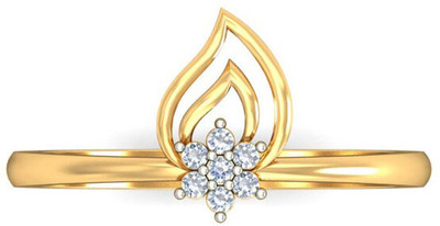 avsar AVR454 14kt Cubic Zirconia Yellow Gold ring