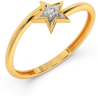 Candere by Kalyan Jewellers Precious Gold & Diamond Ring 18kt Yellow Gold ring