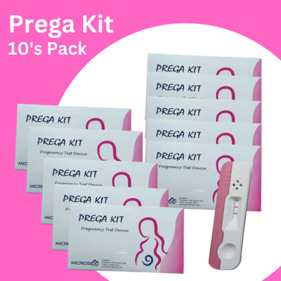 MICROSIDD Prega Kit Pregnancy Test Kit(10 Tests)