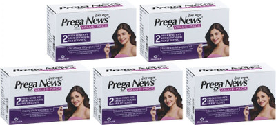 PREGANEWS Value Pack( 2 Gloves + 2 Urine Containers + 2 Pregnancy Test Kits ) x Pack of 5 Pregnancy Test Kit(10 Tests) PREGANEWS Value Pack( 2 Gloves + 2 Urine Containers + 2 Pregnancy Test Kits ) x Pack of 5 Pregnancy Test Kit(10 Tests)