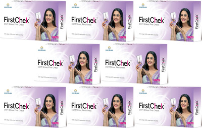 First Chek Don't Stress-FirstChek | One step hcg urine test cassette | 8 Pack Pregnancy Test Kit(8 Tests)