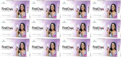 First Chek Don't Stress-FirstChek | One step hcg urine test cassette | 12 Pack Pregnancy Test Kit(12 Tests)
