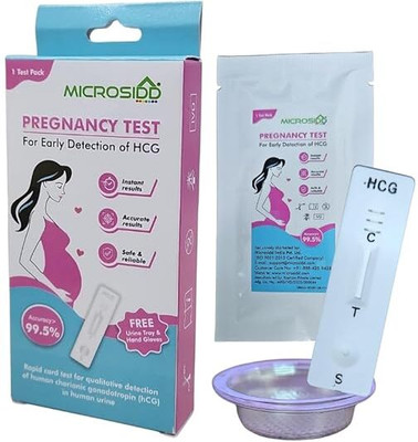 MICROSIDD Pregnancy Test for early detection of HCG Pregnancy Test Kit(1 Tests)