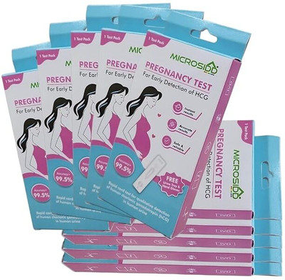 MICROSIDD Pregnancy Test for early detection of HCG Pregnancy Test Kit(10 Tests)