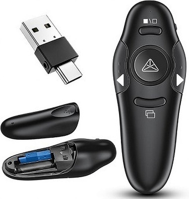 Jihaan Computer Presentations with Volume Control Hyperlink Volume Control Presentation Presenter(Black)