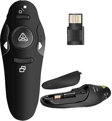 Dandy Power Point Clicker USB Wireless 2.4ghz Remote Control for Mac OS and Windows OS SSP1 Presenter(Black)