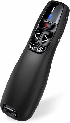 Jihaan latest rechargeable premium professional R400 wireless laser presentation new Wireless Presenter Presenter(Black)