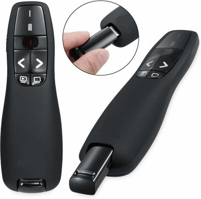 Jihaan Presenter Remote Control Laser Pointer/Pen, with USB Receiver for PC, Laptops PPT Presenter Presenter Remote Controler Presenter(Black)