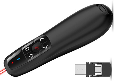 jihaan Wireless Presentation Clicker PowerPoint Presenter Remote(1 nm, RED)