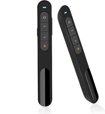 BTS Wireless Presenter, 2.4GHz USB Control Presentation Clicker PPT for Mac, Keynote, Laptop, Support Hyperlink and Volume Control Presenter(Black)